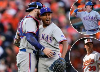 Rangers spoil Orioles’ first postseason game since 2014 with Game 1 victory