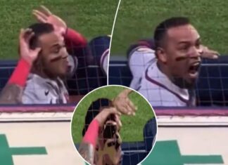 Braves’ Orlando Arcia loses it on rowdy Phillies fans during NLDS