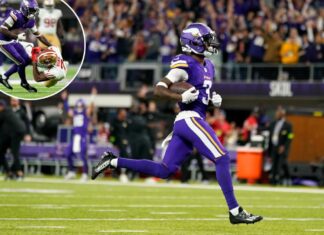 Vikings’ Jordan Addison has career night as 49ers lose again