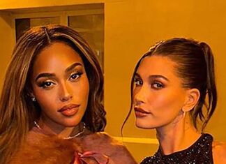 Jordyn Woods Supports Hailey Bieber at Rhode Launch Party in Paris