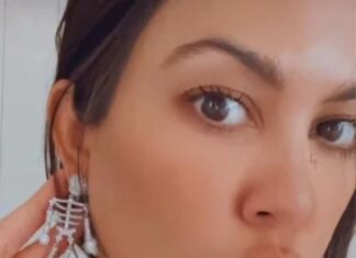 Kourtney Kardashian's BaubleBar Skeleton Earrings Are Back in Stock