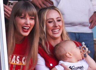 Taylor Swift Cheers on Travis Kelce, Wears Her Heart on Her Sleeve