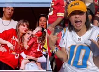 Controversial Chargers fan Merianne Do takes in Chiefs game