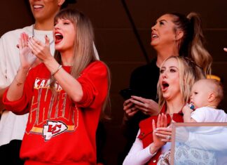 Taylor Swift and Brittany Mahomes Dance Together in Suite