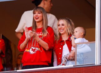 Taylor Swift Cheers On Travis Kelce Again at Chiefs-Chargers Game