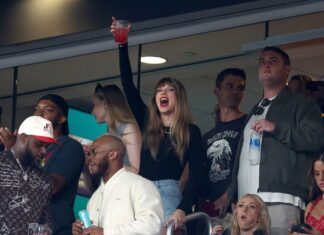 Taylor Swift Looks ‘Bejeweled’ in Rhinestone Shorts at Kansas City Chiefs Game: Shop Similar Looks