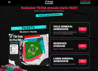 TikTok partners with Tickets.com to sell tickets for its first live music event