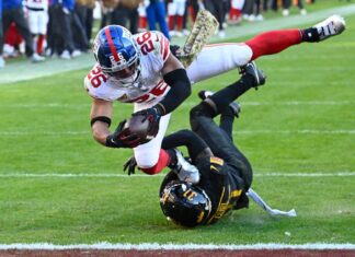 Giants’ Saquon Barkley overcomes rough first half with critical effort