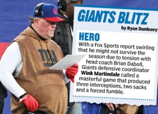 Heroes, zeros from Giants’ win: Wink Martindale produces masterclass