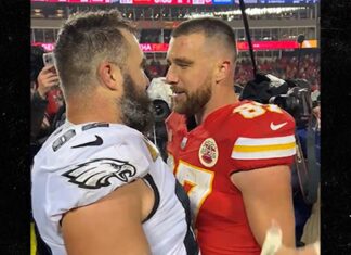Travis Kelce Jokes Chiefs’ Loss To Eagles Was ‘Late Birthday Present’ For Jason