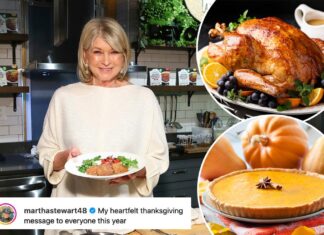 Martha Stewart declares Thanksgiving is back on after saying she’s ‘turkeyed out’