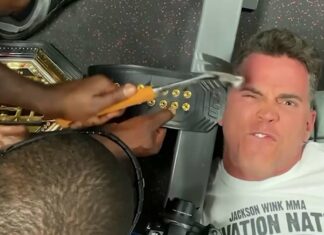 Jon Jones Smashes Steve-O’s Ear with Hammer and UFC Belt