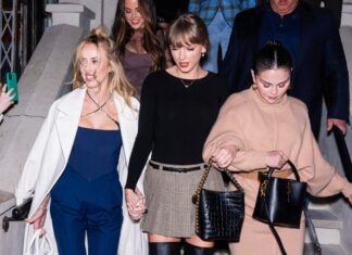 Taylor Swift Has Girls’ Night Out With Selena Gomez, Gigi Hadid, Sophie Turner & Brittany Mahomes: Photos