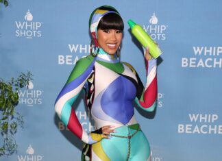 Cardi B Welcomes the Holiday Season With Peppermint Whipshots Campaign Photo
