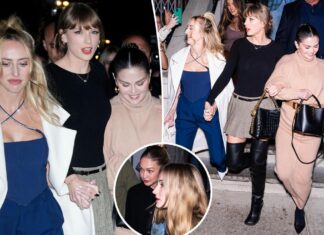 Taylor Swift, Sophie Turner, Selena Gomez, Brittany Mahomes NYC night out