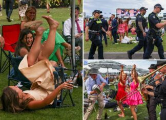 Melbourne Cup gets wild as Australia gets messy