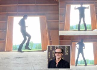 Kevin Bacon recreates ‘Footloose’ dance to celebrate strike ending