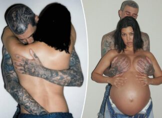 Travis Barker and Kourtney Kardashian post NSFW photos