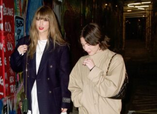 Taylor Swift Steps Out in Trendy Python-Print Loafers & They’re Selling Fast: Shop Them Here