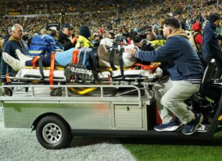 Titans’ Treylon Burks carted off field after scary injury