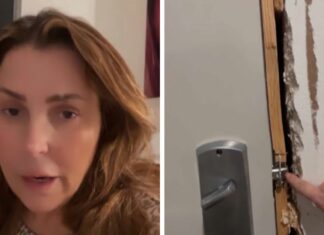 Jillian Barberie’s Front Door Almost Broken Down, Middle Of the Night
