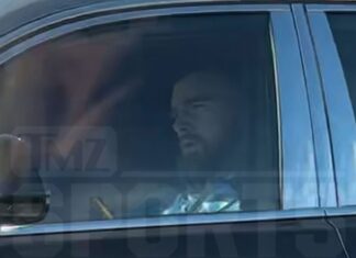 Travis Kelce Driving Solo As He Spends Thanksgiving Away From Taylor Swift