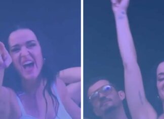 Katy Perry Parties at Chainsmokers Concert with Orlando Bloom