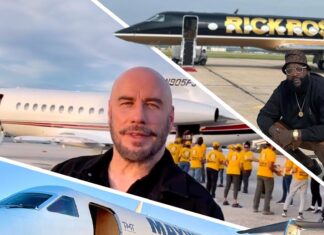 Hollywood’s Biggest Celebs Fly High In Their Private Jets
