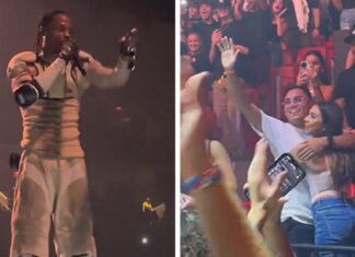 Travis Scott Stops Couple From Fighting During Circus Maximus Tour