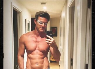 Luke Evans Shows Off Rippling Abs In Thirst Trap Shirtless IG