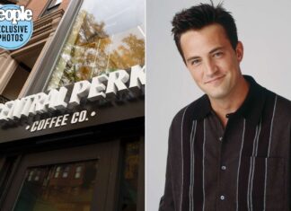 Matthew Perry Honored at Permanent Central Perk Coffeehouse in Boston