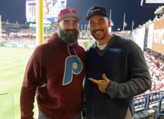 See Jason Kelce Enlist Travis Kelce for Eagles Christmas Album Duet