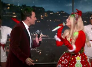Jimmy Fallon and Meghan Trainor Bring the Christmas Spirit With ‘Wrap Me Up’: Watch