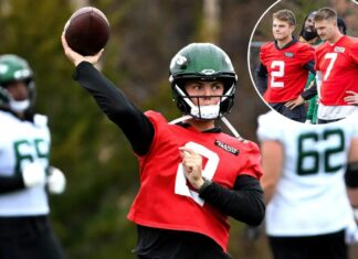 Jets’ brutal offense enters Raiders clash with quarterback uncertainty lingering