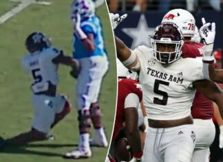 Texas A&M’s Shemar Turner ejected for below-the-belt punch