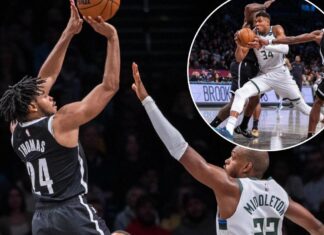 Cam Thomas’ 45 points can’t help Nets get past Giannis Antetokounmpo