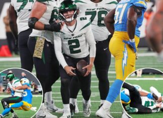 Jets offensive line battered by Chargers in ‘MNF’ blowout loss