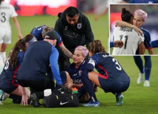 Megan Rapinoe says championship injury ‘proof’ there isn’t a God