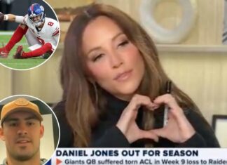 Kay Adams sending Daniel Jones a care package after ACL injury