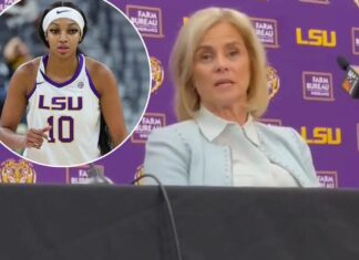 Kim Mulkey gets testy over Angel Reese questions