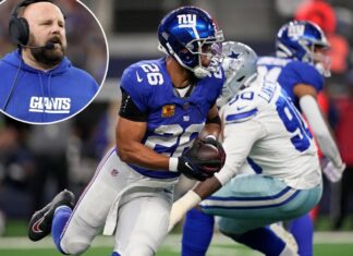 Saquon Barkley has ‘animated discussion’ with Giants’ Brian Daboll