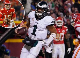Eagles use comeback to beat Chiefs in Super Bowl rematch