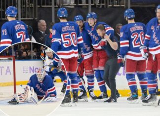 Kaapo Kakko injury hangs over Rangers loss to feisty Sabres