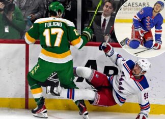 Ryan Lindgren adjusting as Rangers try to fill Adam Fox void