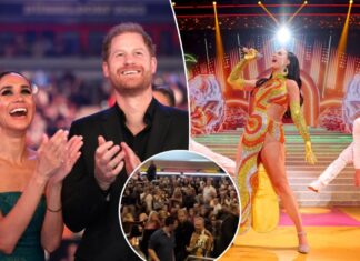 Prince Harry, Meghan Markle make surprise appearance at Katy Perry show