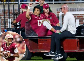 Jordan Travis ends ‘dream’ Florida State career after leg injury