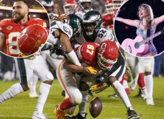 Travis Kelce has another rough game without Taylor Swift watching