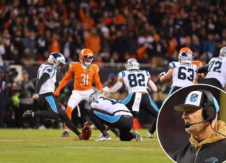 Panthers come up short on Eddy Piñeiro 59-yard field goal attempt