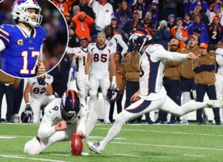 Bills’ penalty gives Broncos lifeline for game-winning kick after miss