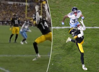 George Pickens fails to get second foot down that costs Steelers TD